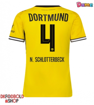 Borussia Dortmund Nico Schlotterbeck #4 Hjemmebanetrøje Dame 2026-27 Kort ærmer